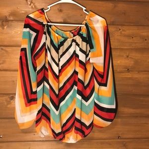 Rainbow blouse